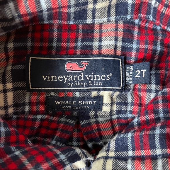 Vineyard Vines Plaid Flannel Button Down Shirt - Picture 4 of 4